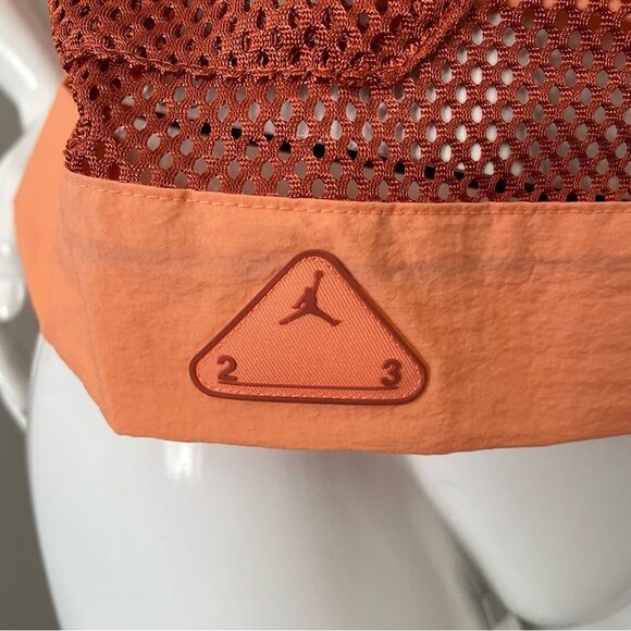 Nike Air Jordan Engineer 23 Lifestyle Mesh Orange Top Women’s Sz XS (DO4… - Picture 8 of 15